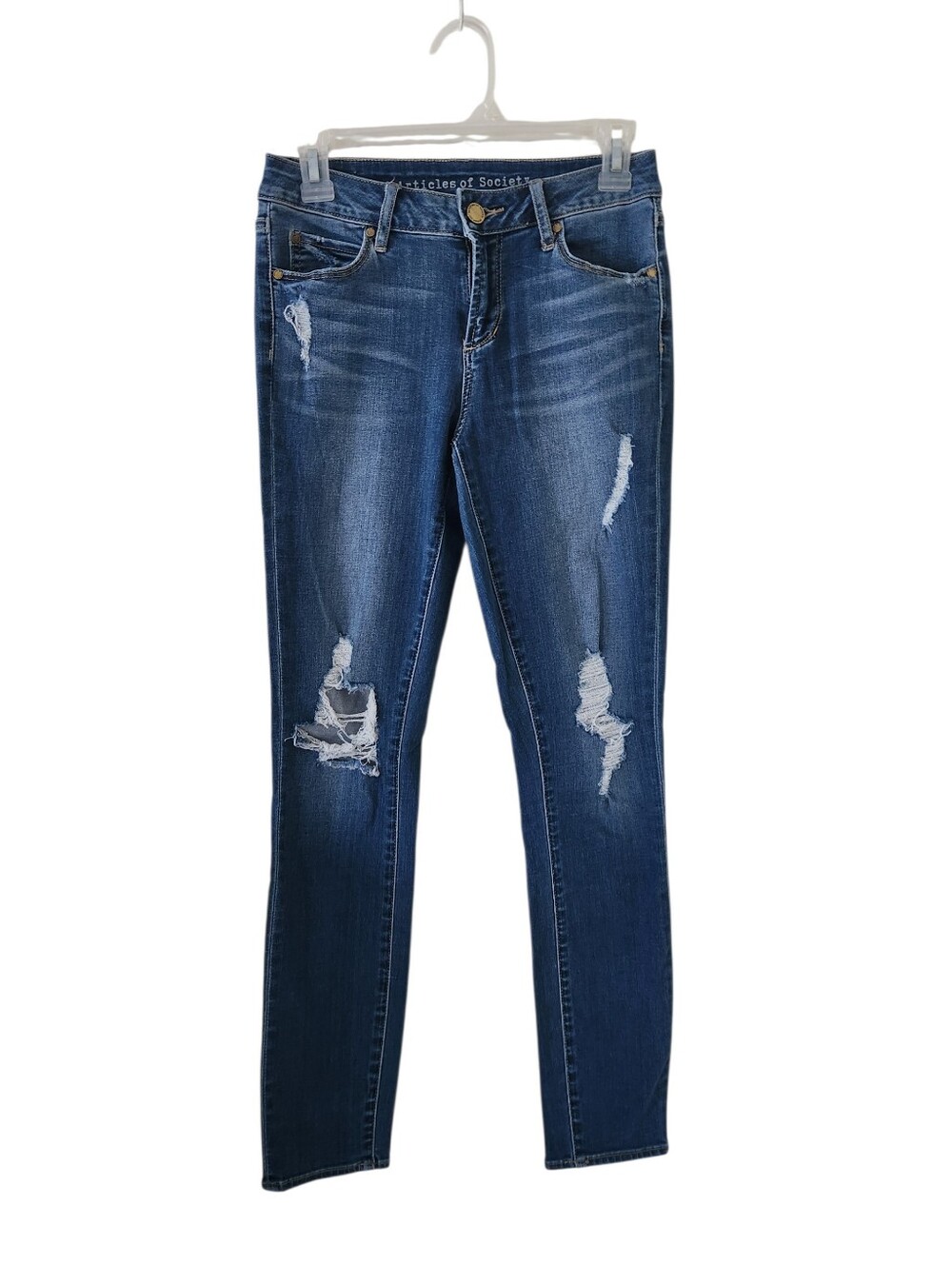 Articles Of Society Distressed Skinny Jeans
